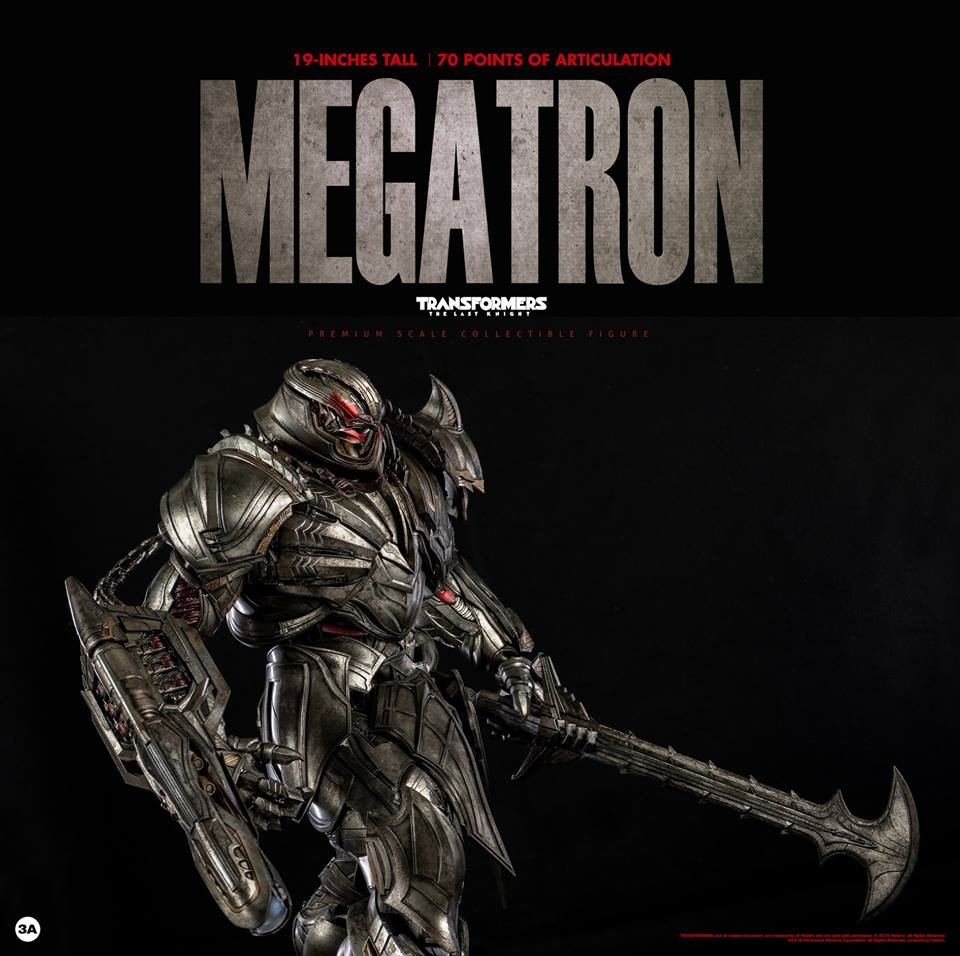 Transformers News: Images of 3A Transformers: The Last Knight Megatron Action Figure