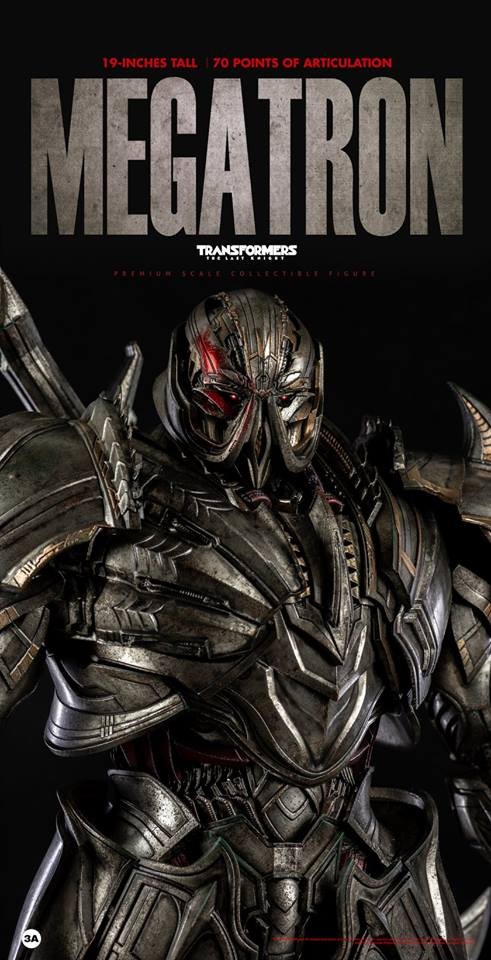 Transformers News: Images of 3A Transformers: The Last Knight Megatron Action Figure