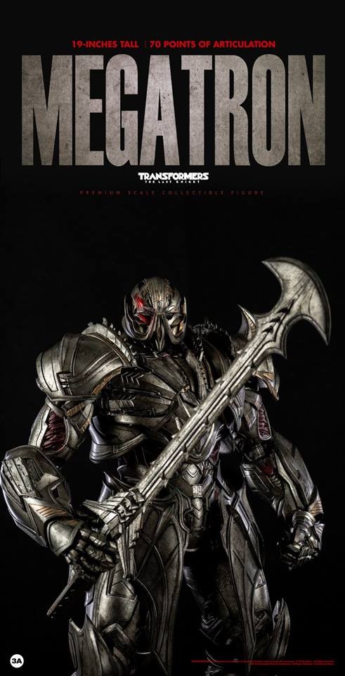 Transformers News: Images of 3A Transformers: The Last Knight Megatron Action Figure