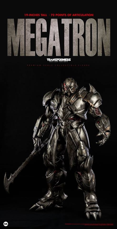 Transformers News: Images of 3A Transformers: The Last Knight Megatron Action Figure