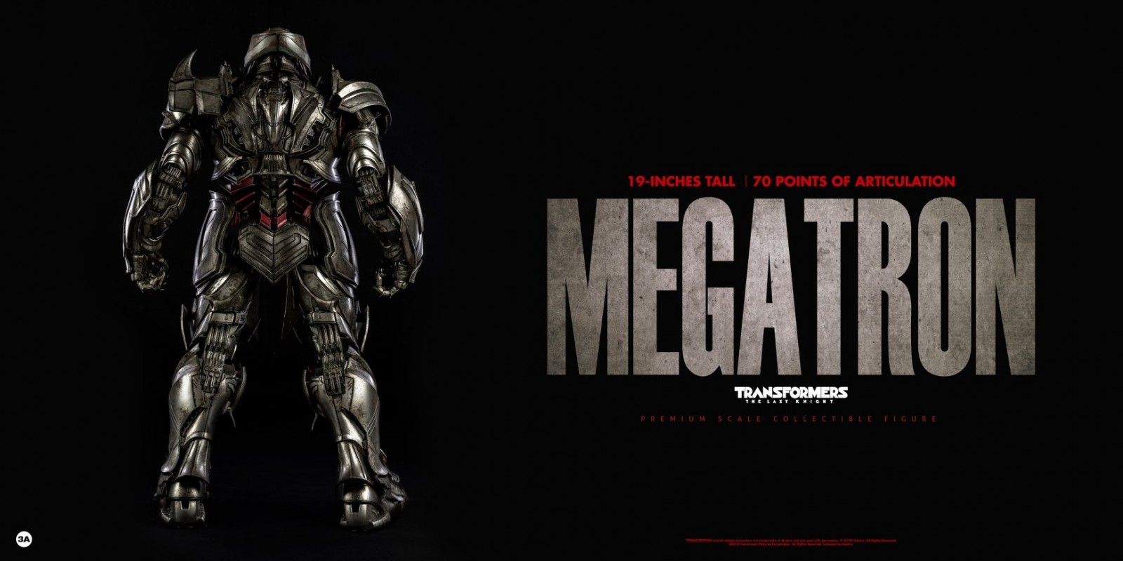 Transformers News: Images of 3A Transformers: The Last Knight Megatron Action Figure