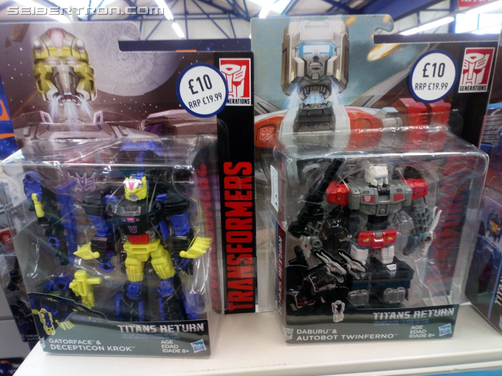 Transformers News: Transformers Titans Return Krok, Quake, Triggerhappy, and Twinferno Sighted at Large Discount in UK