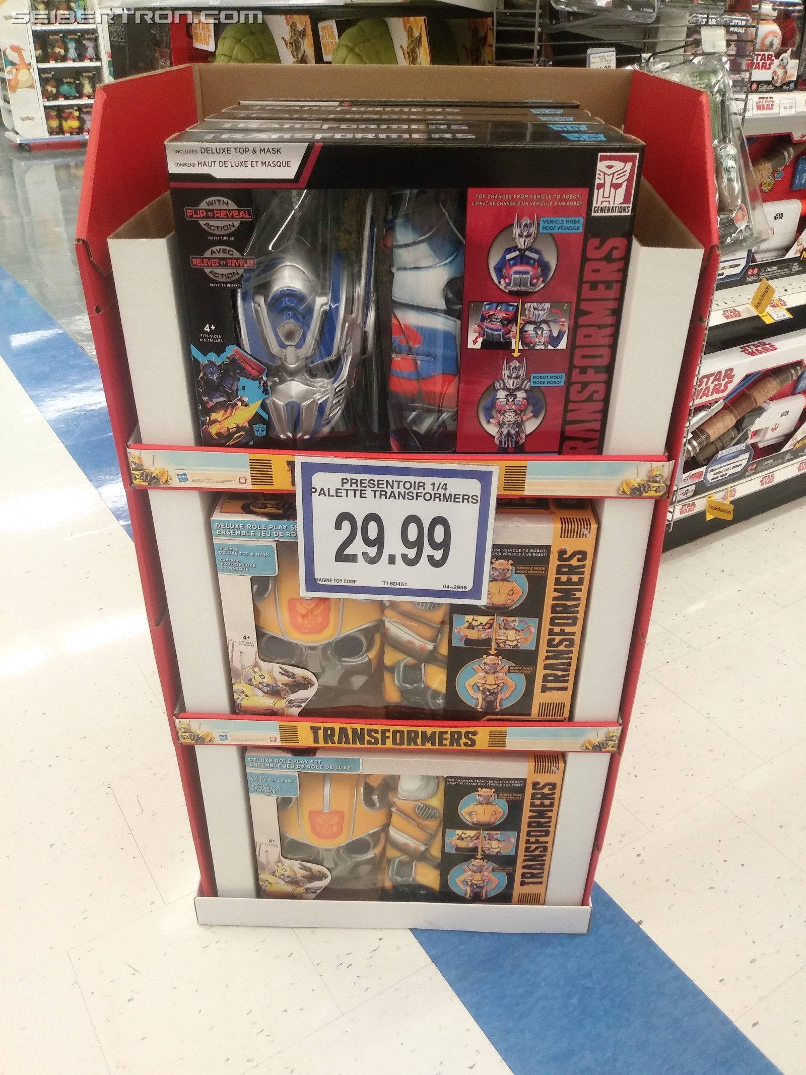 Transformers News: New Role Play Items for Bumblebee and Optimus Featring Converting Costumes