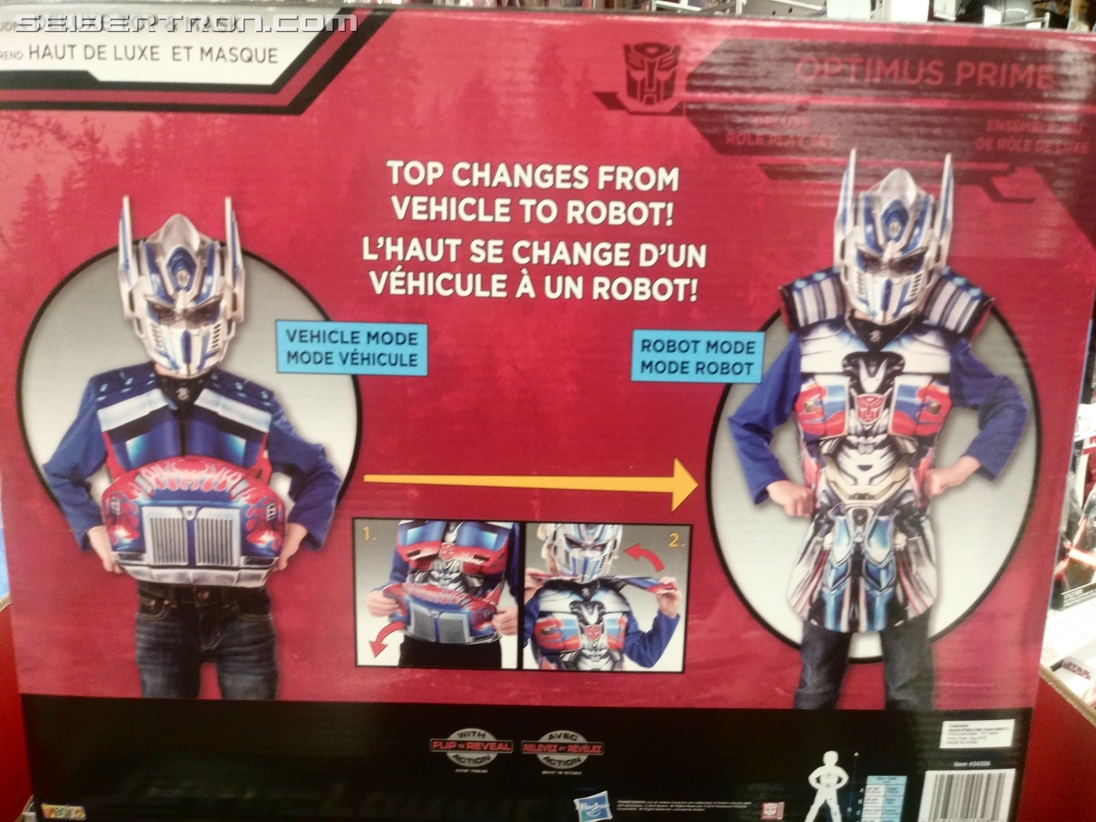 Transformers News: New Role Play Items for Bumblebee and Optimus Featring Converting Costumes