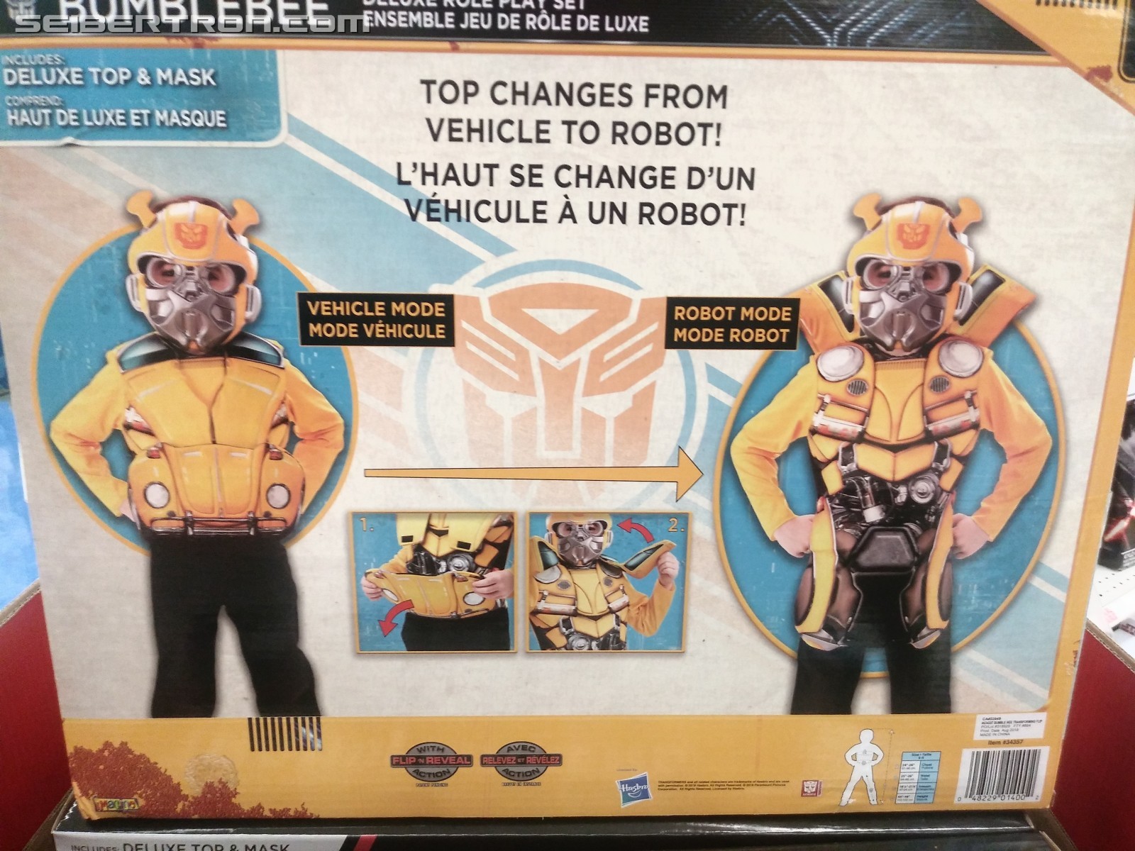 Transformers News: New Role Play Items for Bumblebee and Optimus Featring Converting Costumes