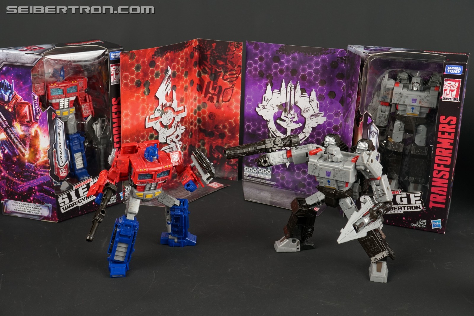 Transformers News: In Hand Images of Transformers WFC Siege Optimus Prime and Megatron Transformers News: In Hand Images of Transformers WFC Siege Optimus Prime and Megatron