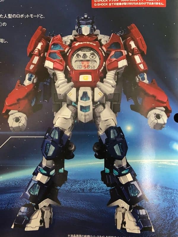 Transformers News: G- Shock x Transformers Master Optimus Prime Resonant Mode revealed (watch and pedestal) Transformers News: G- Shock x Transformers Master Optimus Prime Resonant Mode revealed (watch and pedestal)