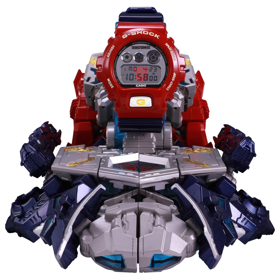 Transformers News: New Stock Photos and Price for G-Shock x Transformers Optimus Prime Resonant Mode