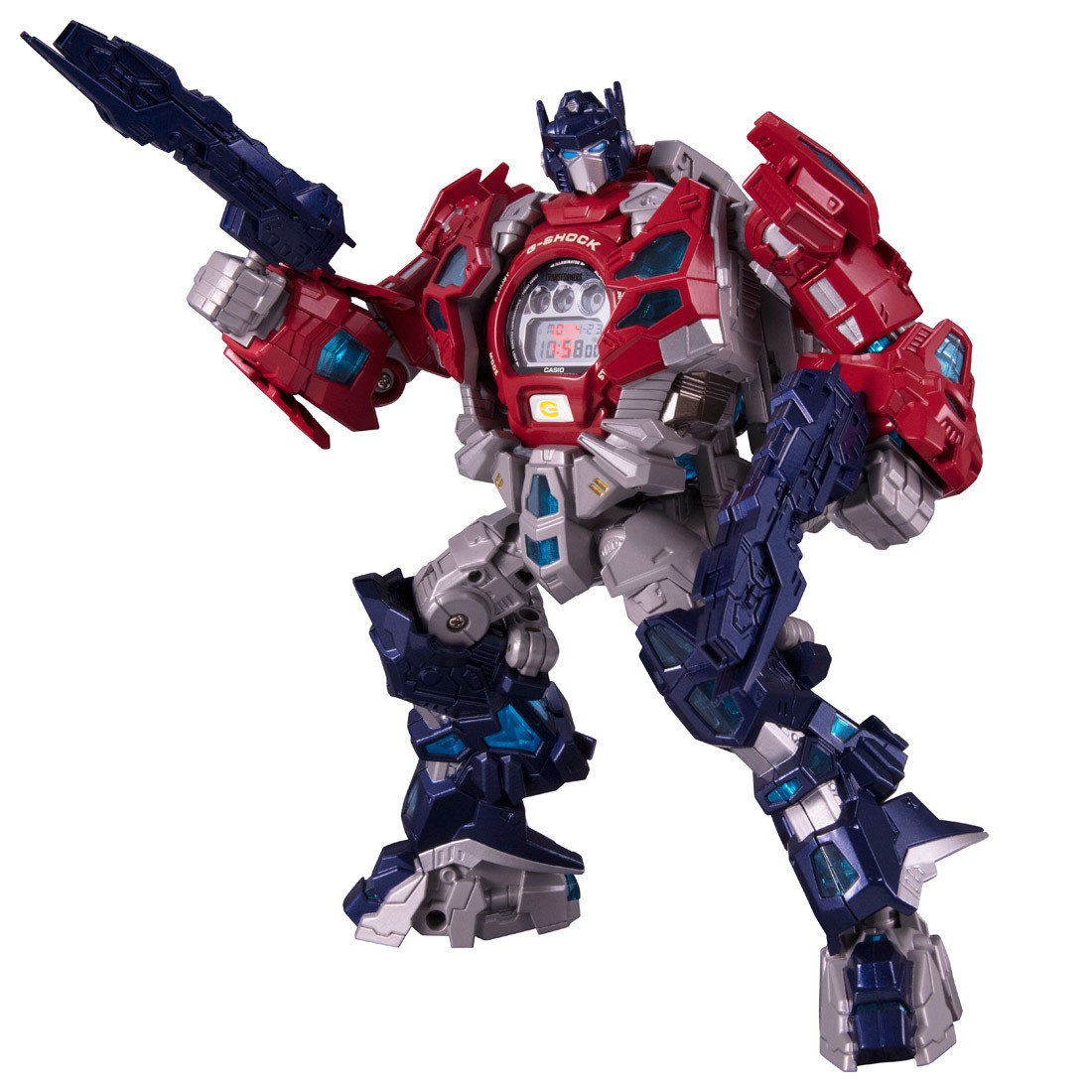 Transformers News: New Stock Photos and Price for G-Shock x Transformers Optimus Prime Resonant Mode