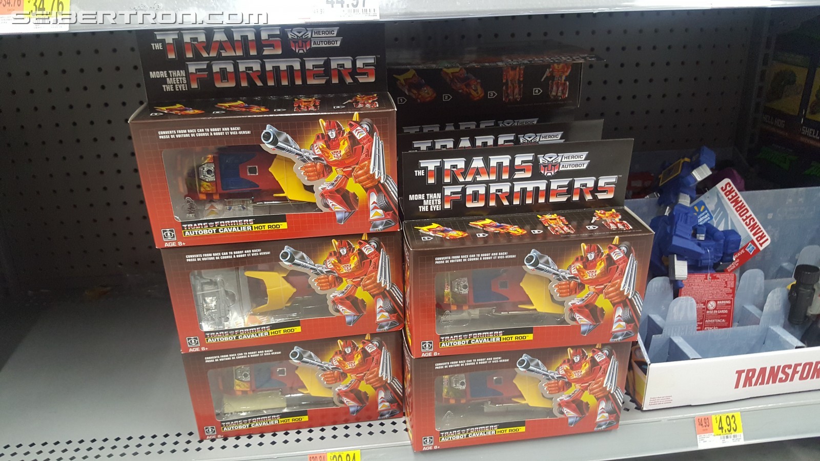 Transformers News: US Walmart Being Restoked with G1 Hot Rod Reissue Facing Correctly Transformers News: US Walmart Being Restoked with G1 Hot Rod Reissue Facing Correctly