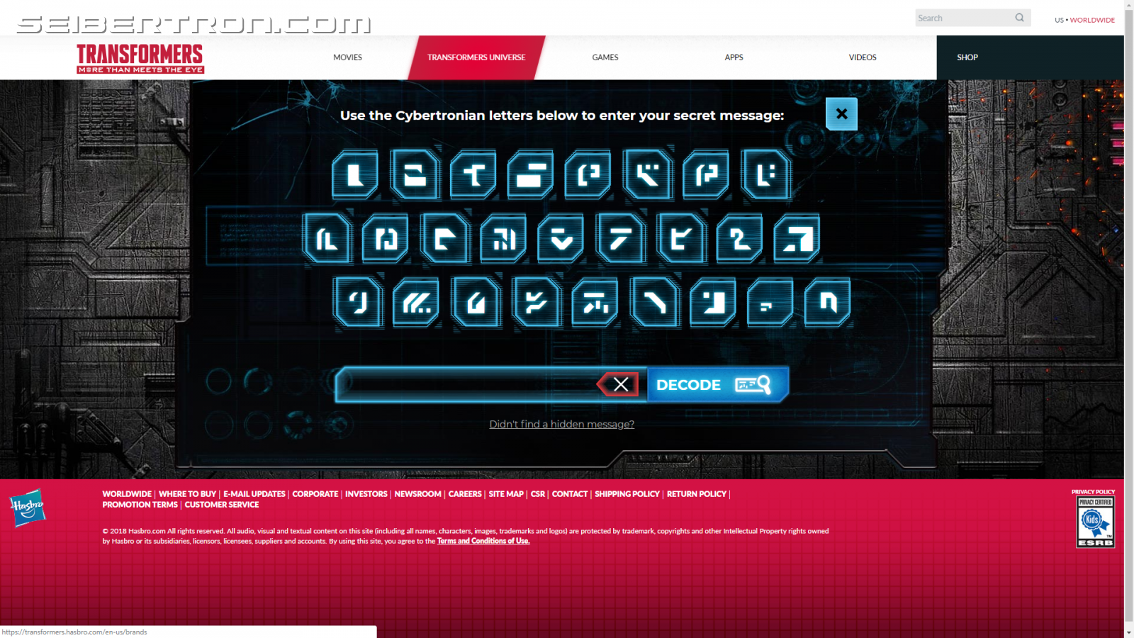 Transformers News: Deciphering Website for Special Codes on Siege Packaging Now Available