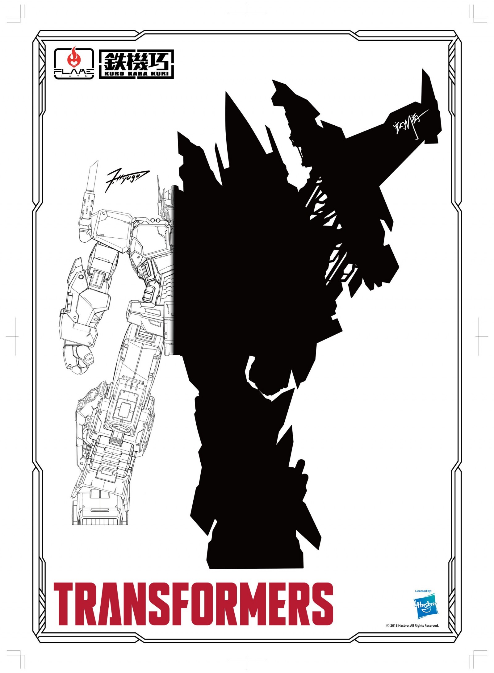 Transformers News: Flame Toys Model Kit and Action Figure Reveals - Stealth Bomber Megatron, Windblade, Rodimus, G1