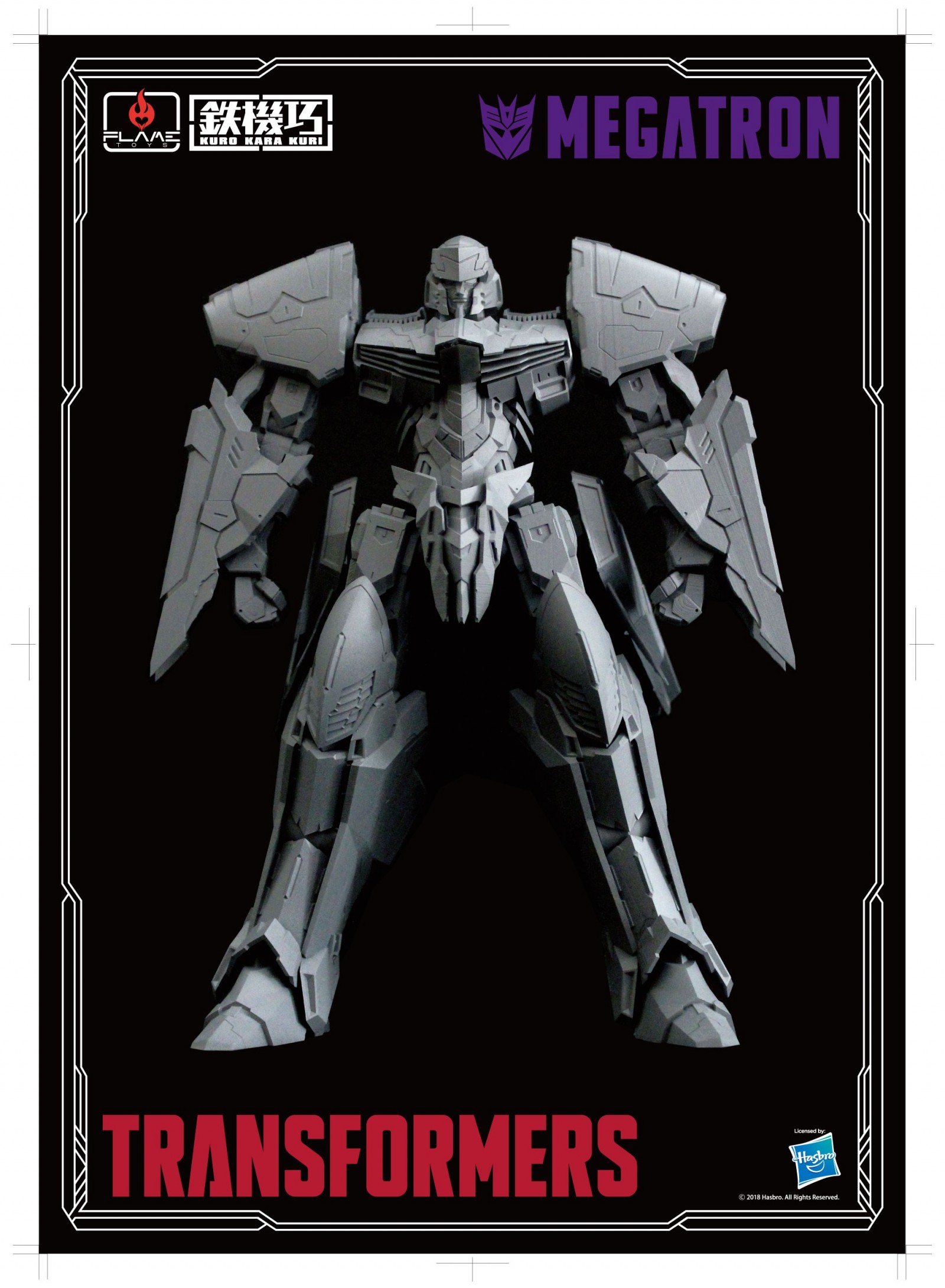 Transformers News: Flame Toys Model Kit and Action Figure Reveals - Stealth Bomber Megatron, Windblade, Rodimus, G1