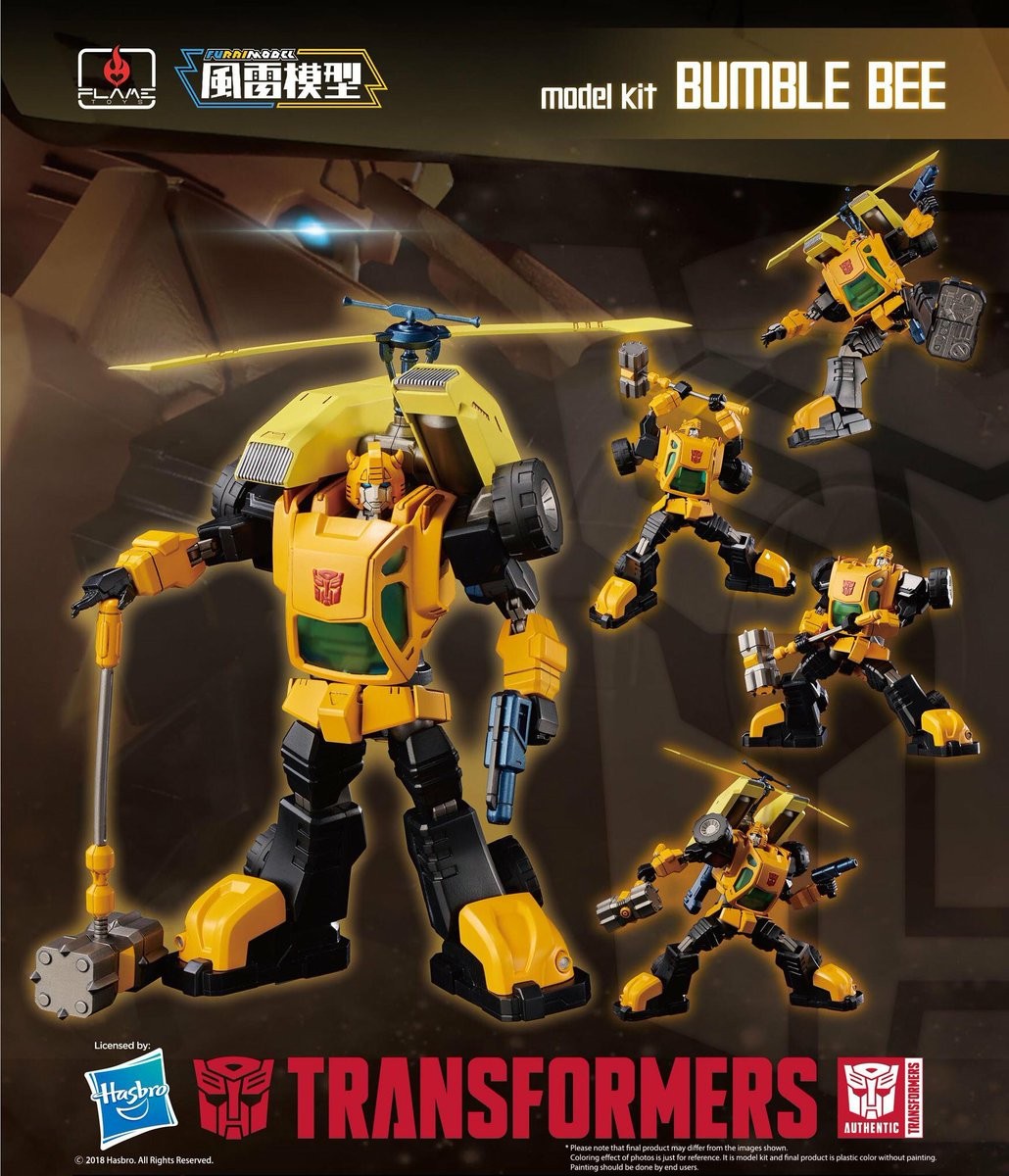 Transformers News: Flame Toys Furai Model Kit Bumblebee up for Pre-Order, Colored Devastator Shots, Kuro Kara Kuri Star Transformers News: Flame Toys Furai Model Kit Bumblebee up for Pre-Order, Colored Devastator Shots, Kuro Kara Kuri Star