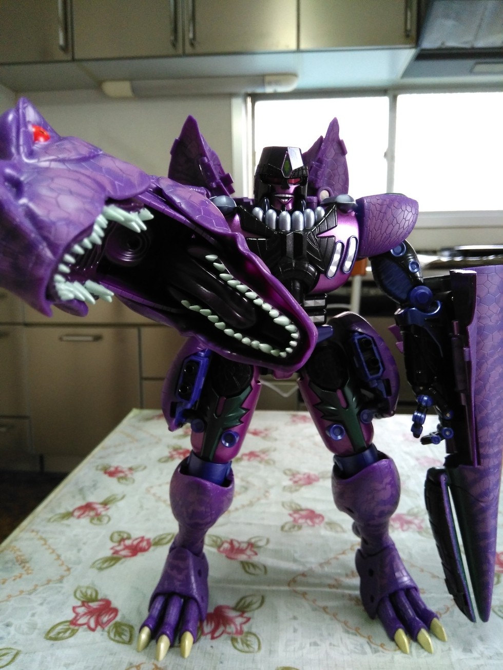 Transformers News: A Deluge of In hand Images for Masterpiece Beast Wars Megatron