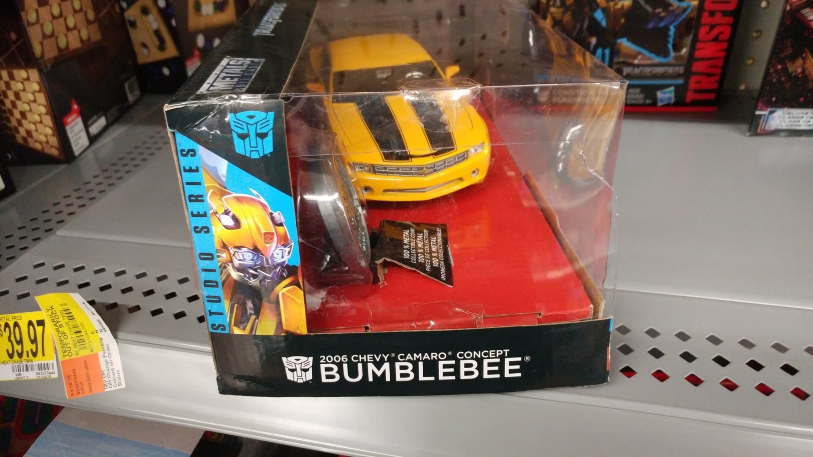 Transformers News: Jada Hollywood Rides 1:24 Transformers 2007 Camaro Concept Bumblebee Found in US Transformers News: Jada Hollywood Rides 1:24 Transformers 2007 Camaro Concept Bumblebee Found in US