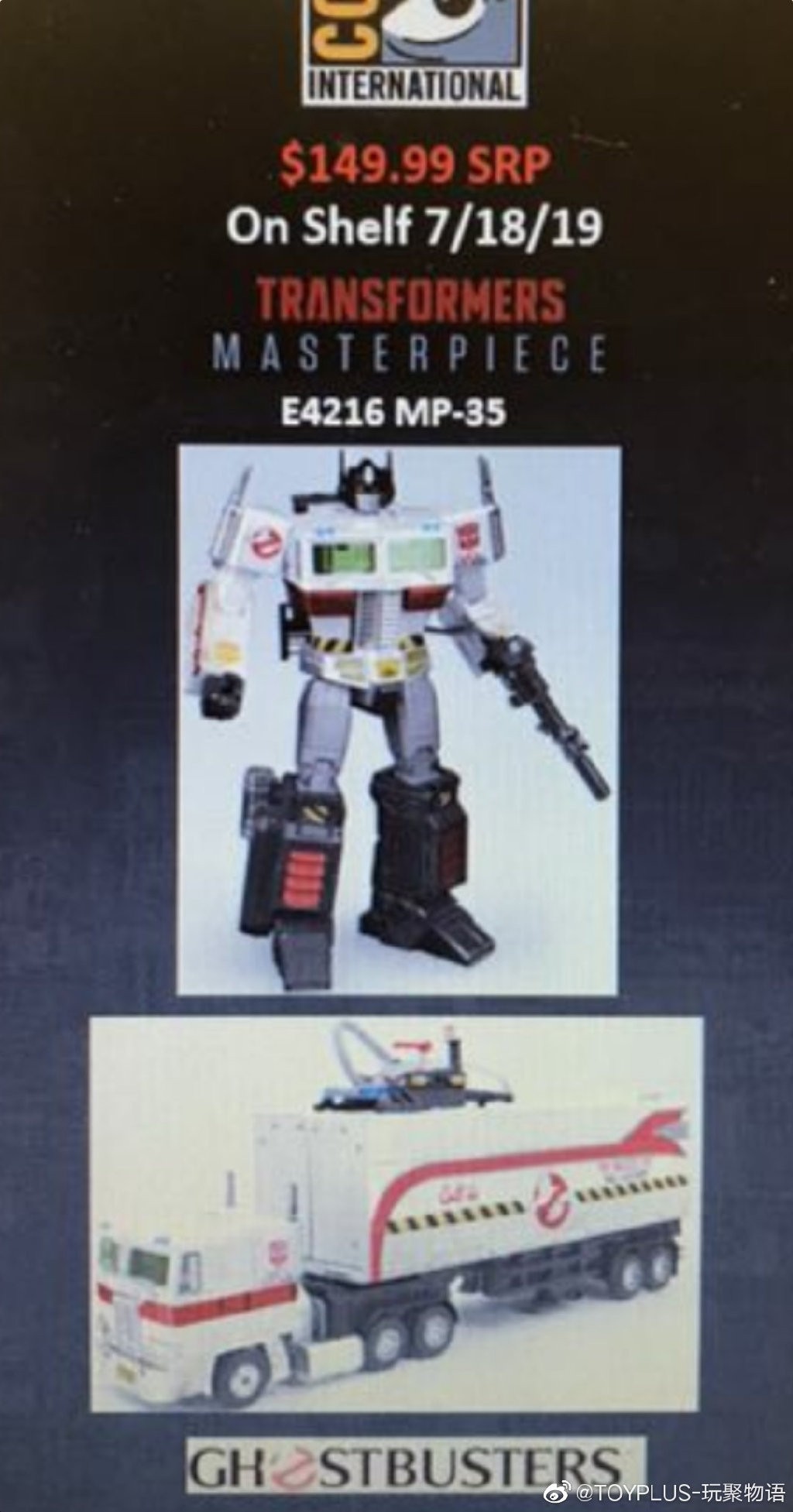 Transformers News: Exclusivity, Package and Reasonable Price Revealed for Ghostbuster MP 10 Optimus Prime Transformers News: Exclusivity, Package and Reasonable Price Revealed for Ghostbuster MP 10 Optimus Prime