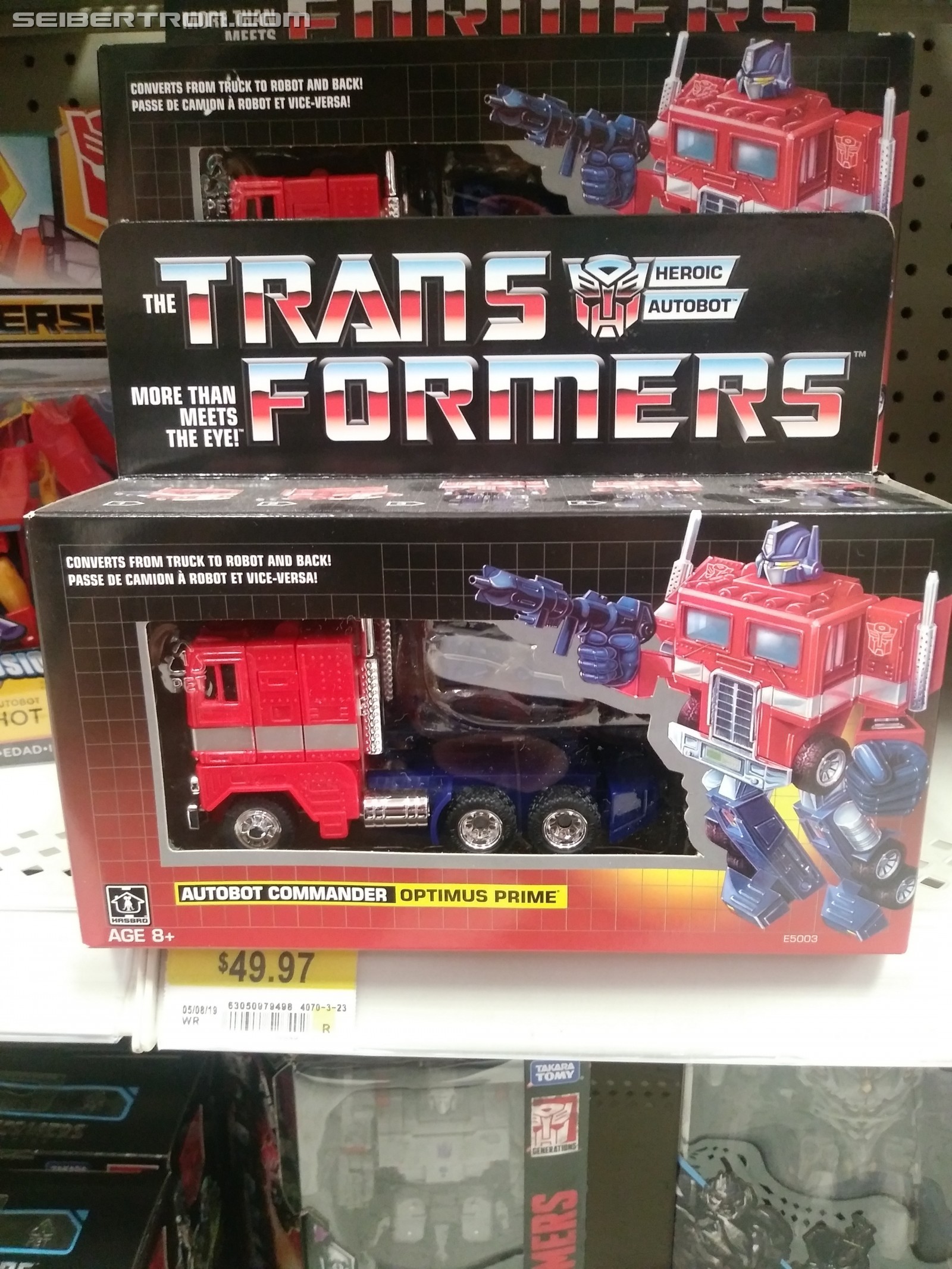 Transformers News: Walmart G1 Optimus Prime Reissue Lowered to $49 in Canada Transformers News: Walmart G1 Optimus Prime Reissue Lowered to $49 in Canada