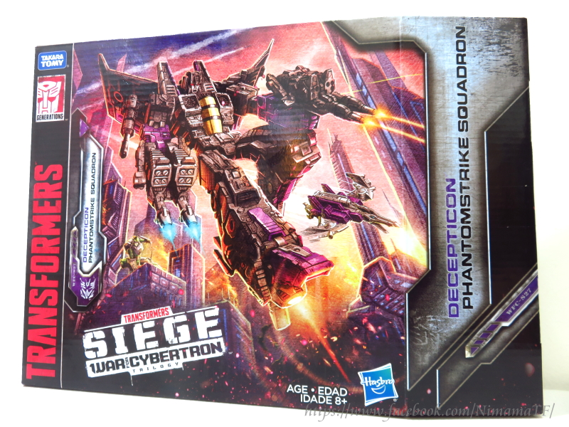 Transformers News: In-hand images of the WFC Siege Decepticon Phantomstrike Squadron, including images of the box