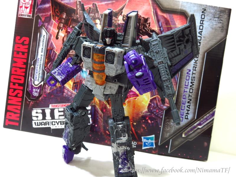Transformers News: In-hand images of the WFC Siege Decepticon Phantomstrike Squadron, including images of the box