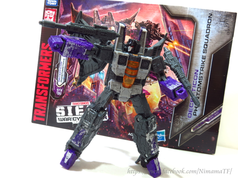 Transformers News: In-hand images of the WFC Siege Decepticon Phantomstrike Squadron, including images of the box