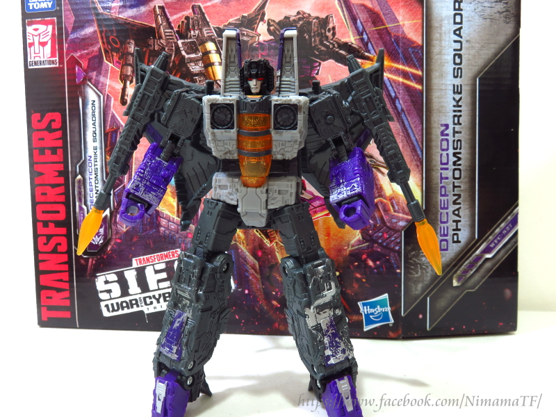 Transformers News: In-hand images of the WFC Siege Decepticon Phantomstrike Squadron, including images of the box