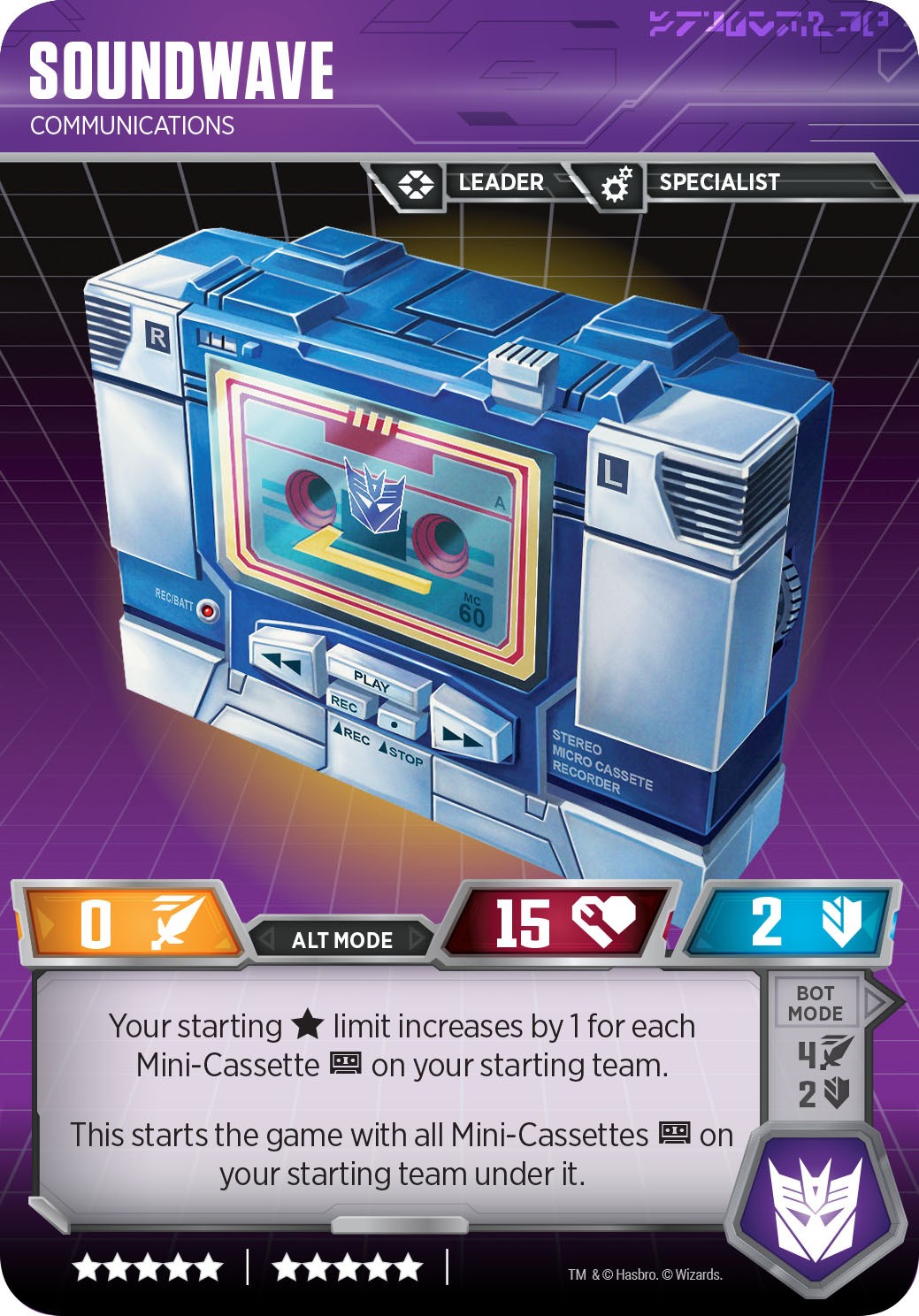 Transformers News: Transformers Trading Card Game Blaster vs Soundwave Pack Retail Version and Omnibots Revealed