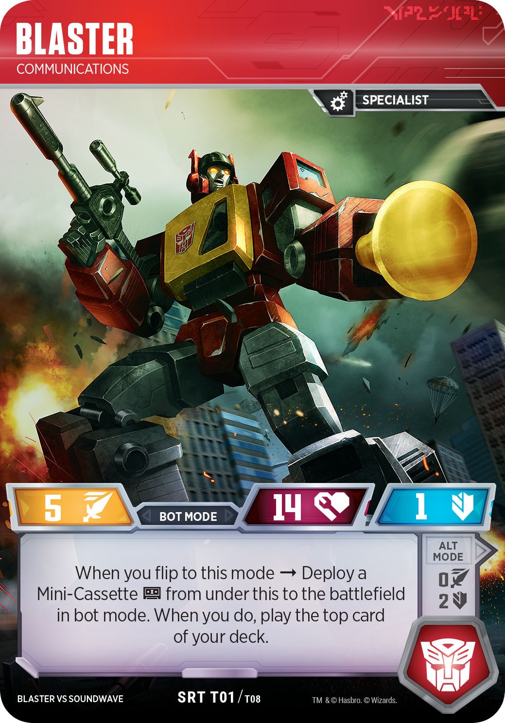 Transformers News: Transformers Trading Card Game Blaster vs Soundwave Pack Retail Version and Omnibots Revealed