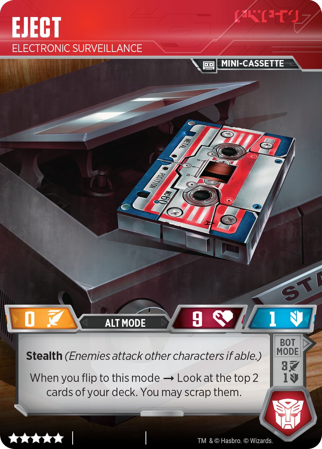 Transformers News: Transformers Trading Card Game Blaster vs Soundwave Pack Retail Version and Omnibots Revealed