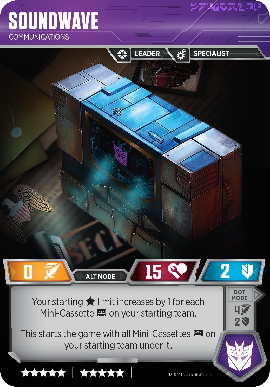 Transformers News: Transformers Trading Card Game Blaster vs Soundwave Pack Retail Version and Omnibots Revealed