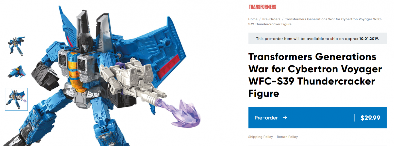 Transformers News: WFC Siege Titan Class Omega Supreme and Thundercracker potentially delayed to October Transformers News: WFC Siege Titan Class Omega Supreme and Thundercracker potentially delayed to October