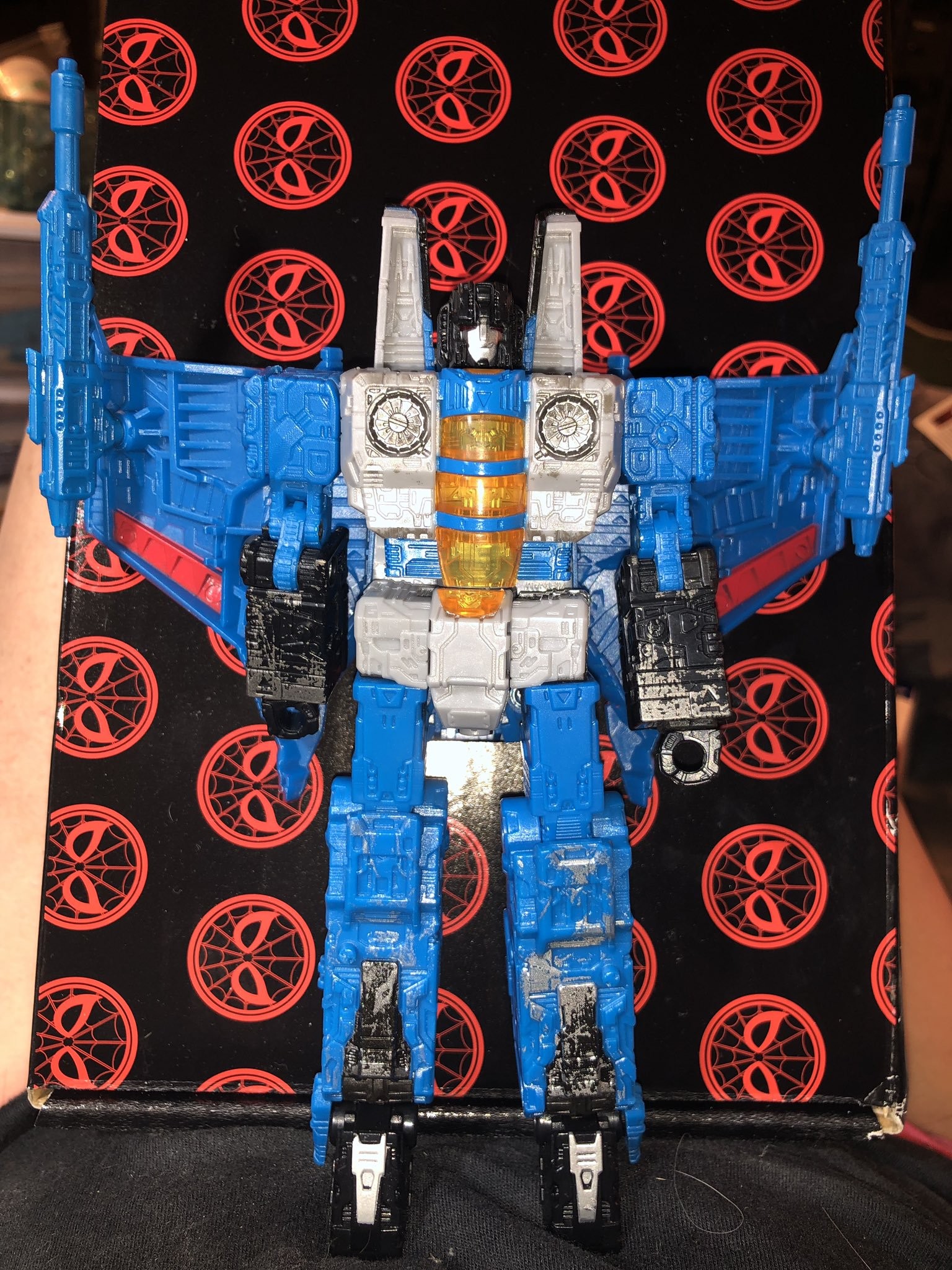 Transformers News: Apparent Running Change of Transformers Siege Starscream Movie Decepticon Insignia to G1 Insignia Transformers News: Apparent Running Change of Transformers Siege Starscream Movie Decepticon Insignia to G1 Insignia