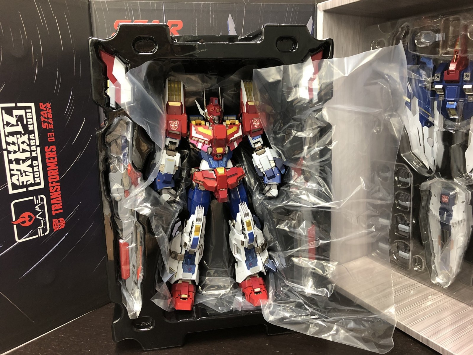 Transformers News: Flame Toys Reveals Packaging for Kuro Kara Kuri Star Saber Transformers News: Flame Toys Reveals Packaging for Kuro Kara Kuri Star Saber