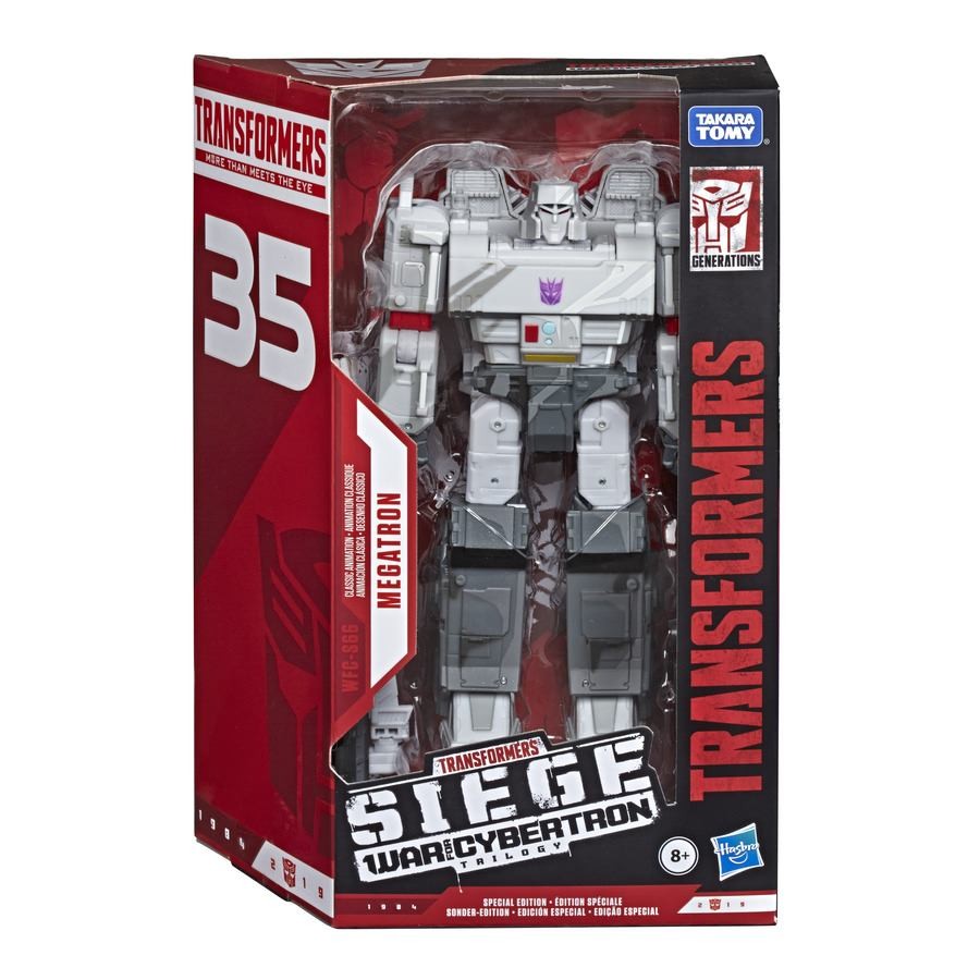 Transformers News: In Package Images of Cell Shaded Transformers Siege Optimus Prime and Megatron, Soundblaster