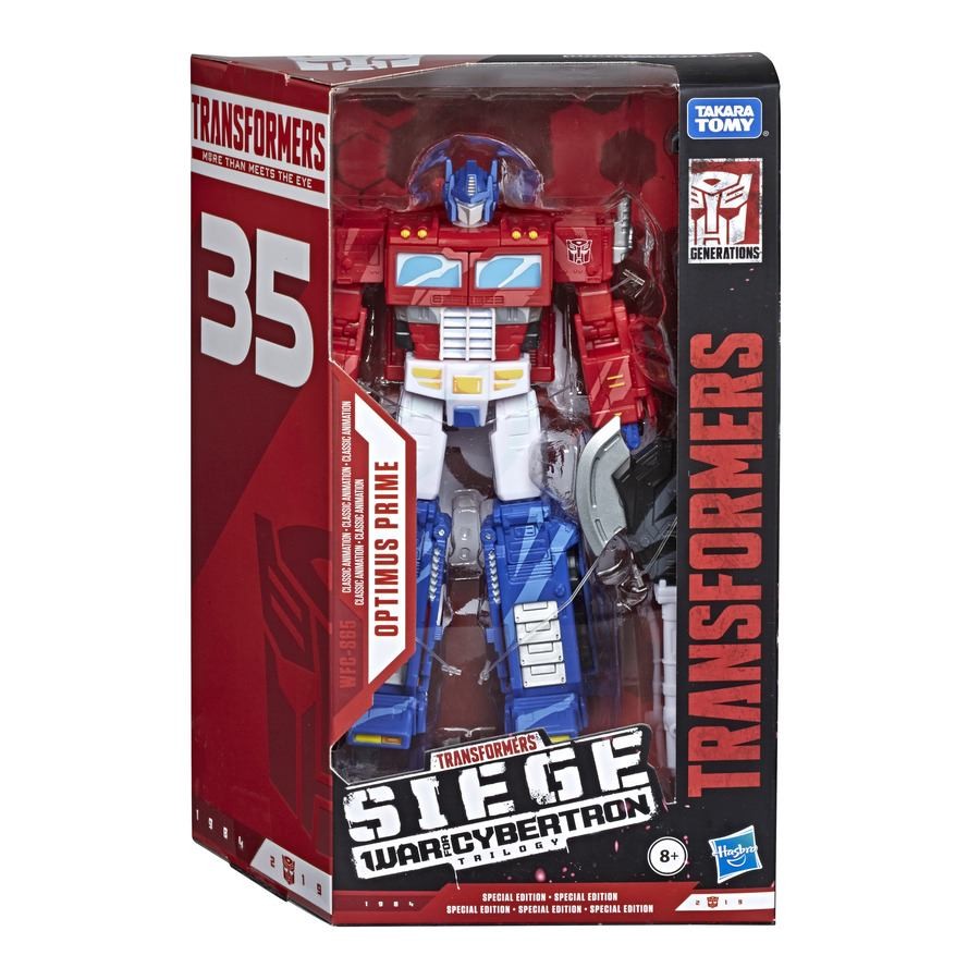 Transformers News: In Package Images of Cell Shaded Transformers Siege Optimus Prime and Megatron, Soundblaster