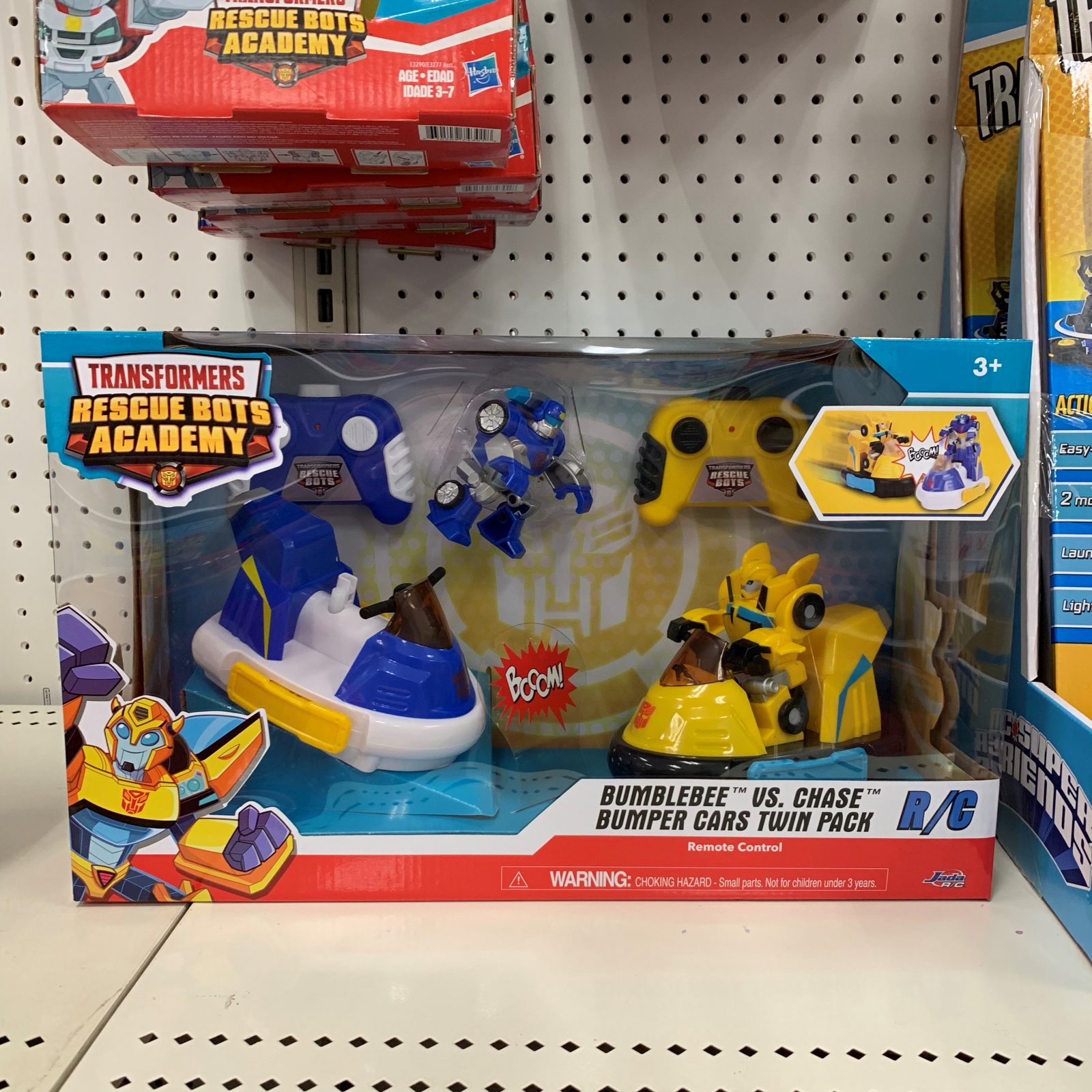 Transformers News: Transformers Rescue Bots Academy Bumblebee Vs Chase RC Bumper Cars Spotted at US Target Transformers News: Transformers Rescue Bots Academy Bumblebee Vs Chase RC Bumper Cars Spotted at US Target