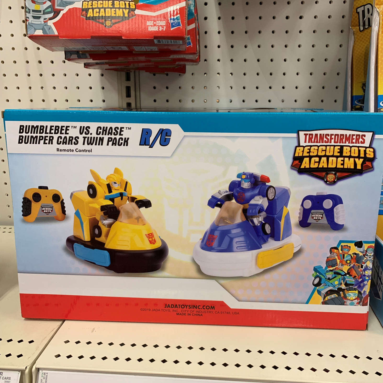 Transformers News: Transformers Rescue Bots Academy Bumblebee Vs Chase RC Bumper Cars Spotted at US Target Transformers News: Transformers Rescue Bots Academy Bumblebee Vs Chase RC Bumper Cars Spotted at US Target