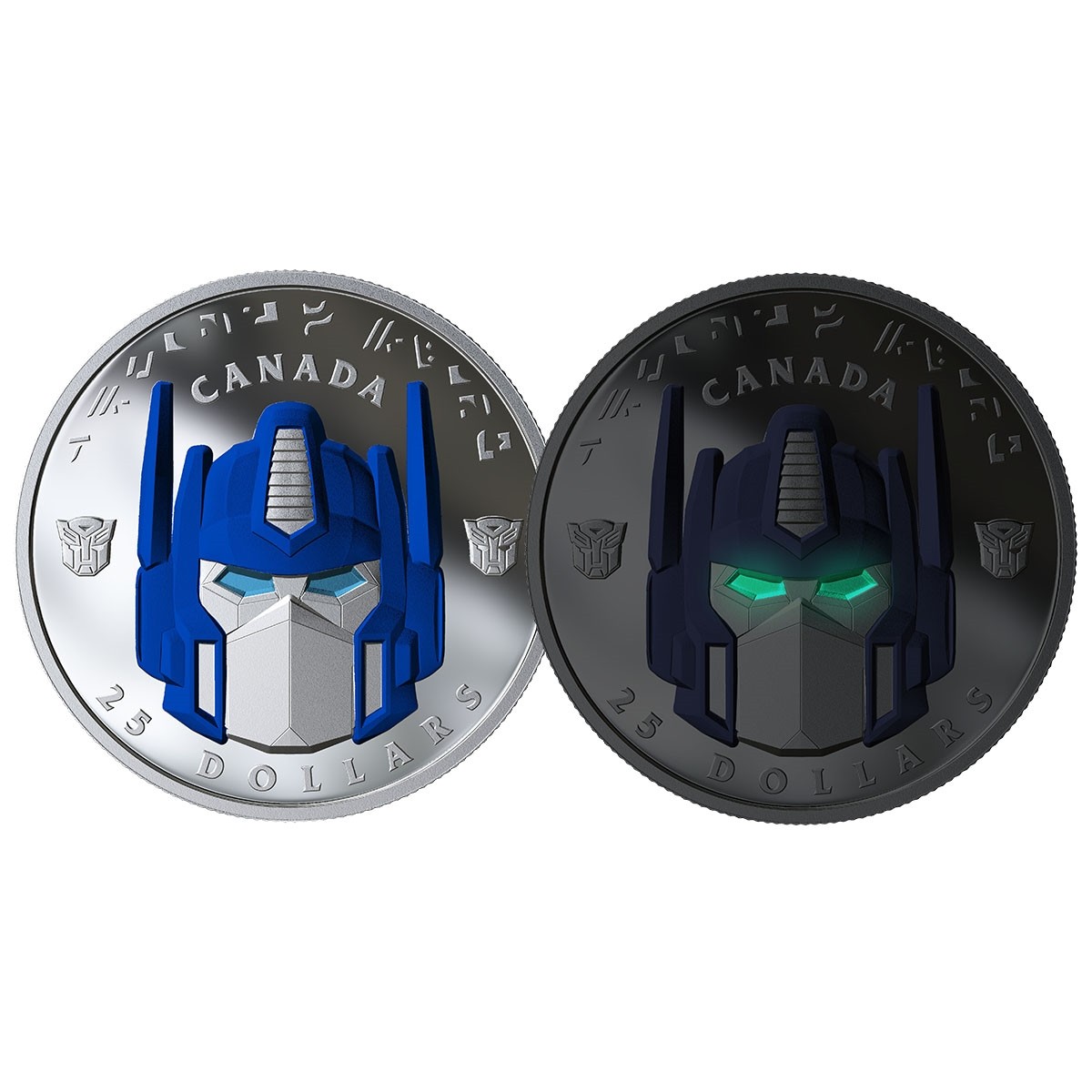 Transformers News: Canadian Mint Issues Optimus Prime Quarter and $25 Coin