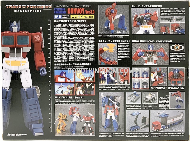 Transformers News: Transformers MP44 Optimus Prime In Hand Images Showing Accessories, Articulation, Collector Pin Transformers News: Transformers MP44 Optimus Prime In Hand Images Showing Accessories, Articulation, Collector Pin