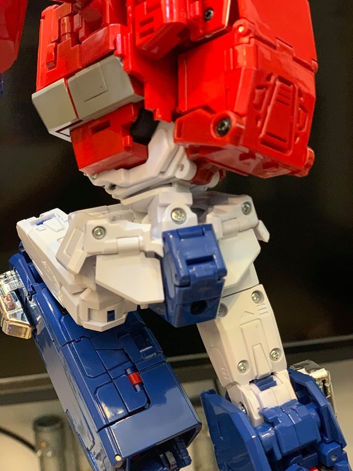 Transformers News: Transformers MP44 Optimus Prime In Hand Images Showing Accessories, Articulation, Collector Pin Transformers News: Transformers MP44 Optimus Prime In Hand Images Showing Accessories, Articulation, Collector Pin