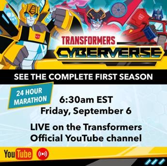 Transformers News: Transformers Cyberverse Marathon Happening Now in Anticipation for Premiere on Sunday Transformers News: Transformers Cyberverse Marathon Happening Now in Anticipation for Premiere on Sunday