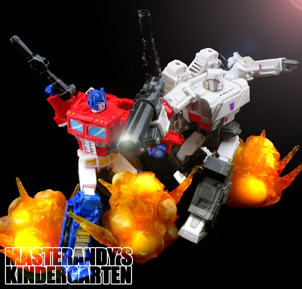 Transformers News: New Images of Transformers Siege Optimus Prime and Megatron 35th Anniversary Cell Shaded Versions Transformers News: New Images of Transformers Siege Optimus Prime and Megatron 35th Anniversary Cell Shaded Versions