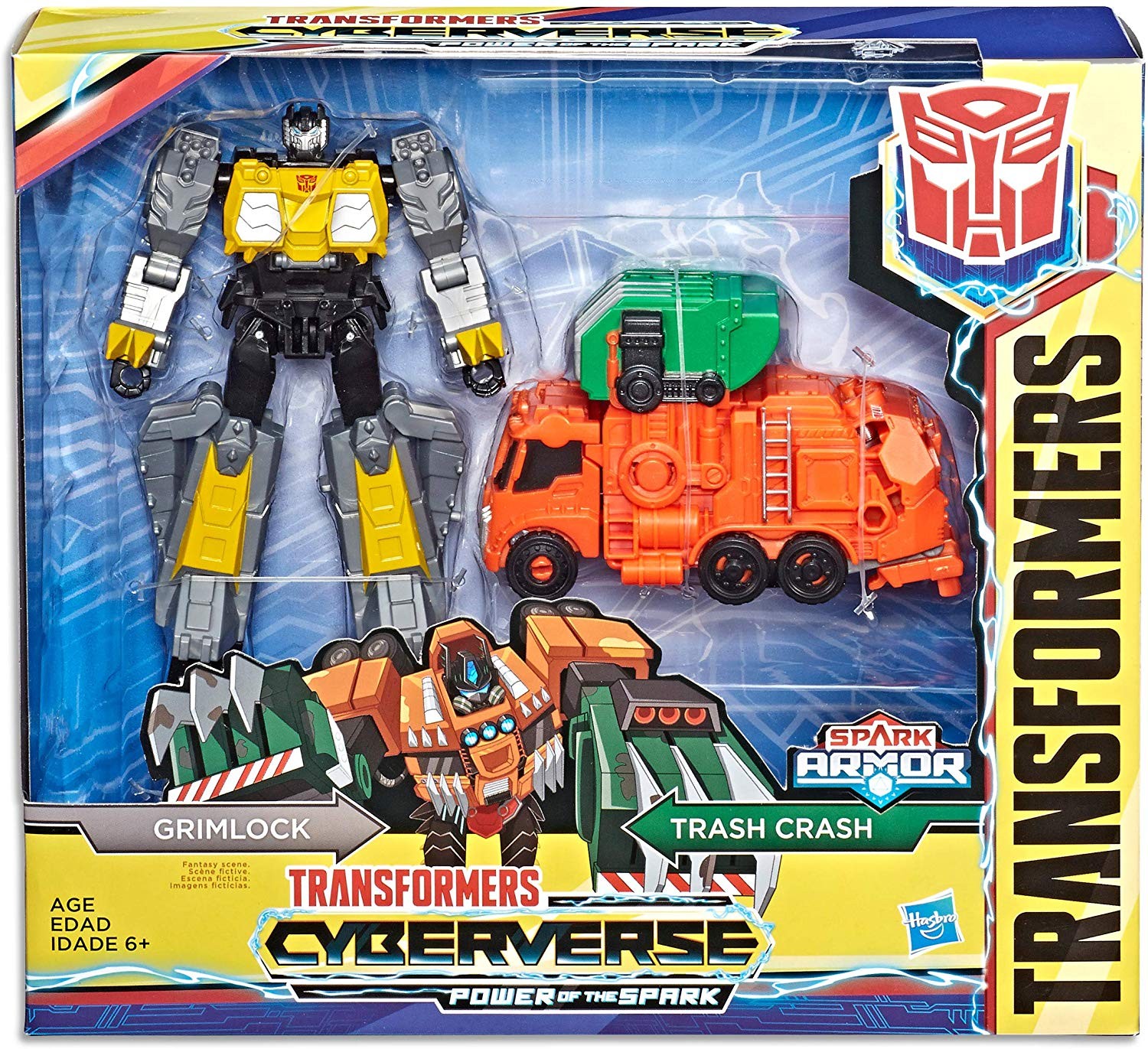 Transformers News: Transformers Cyberverse Power of the Spark Elite Spark Armour Grimlock Available on Amazon