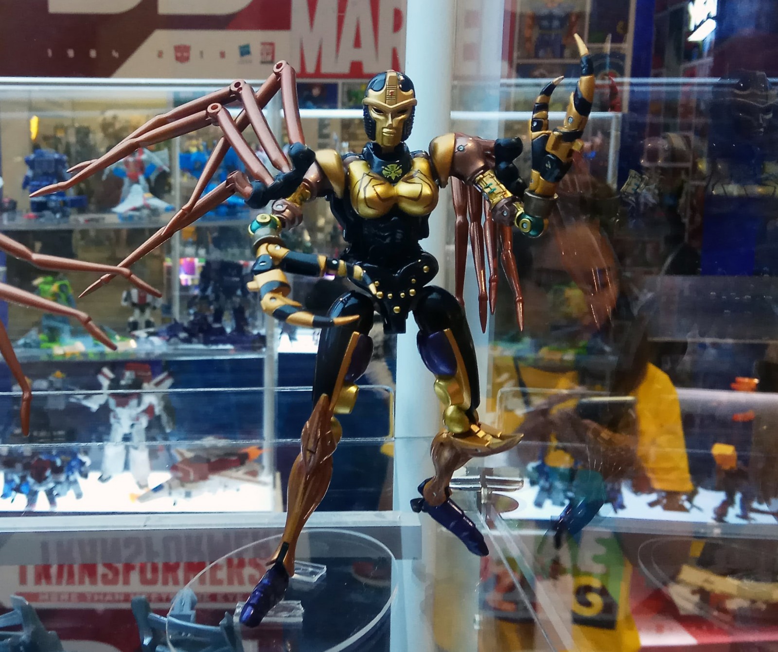 Transformers News: More Images of MP-46 Blackarachnia Showing the Spider Correctly Transformed at Multiple Angles