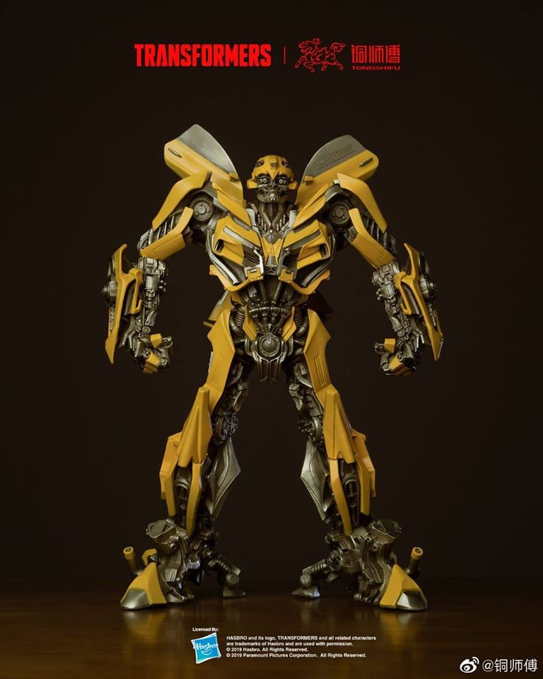 Transformers News: New Transformers Licensed Copper Statues from Tongshifu Including Optimus Prime, Bumblebee, Arcee