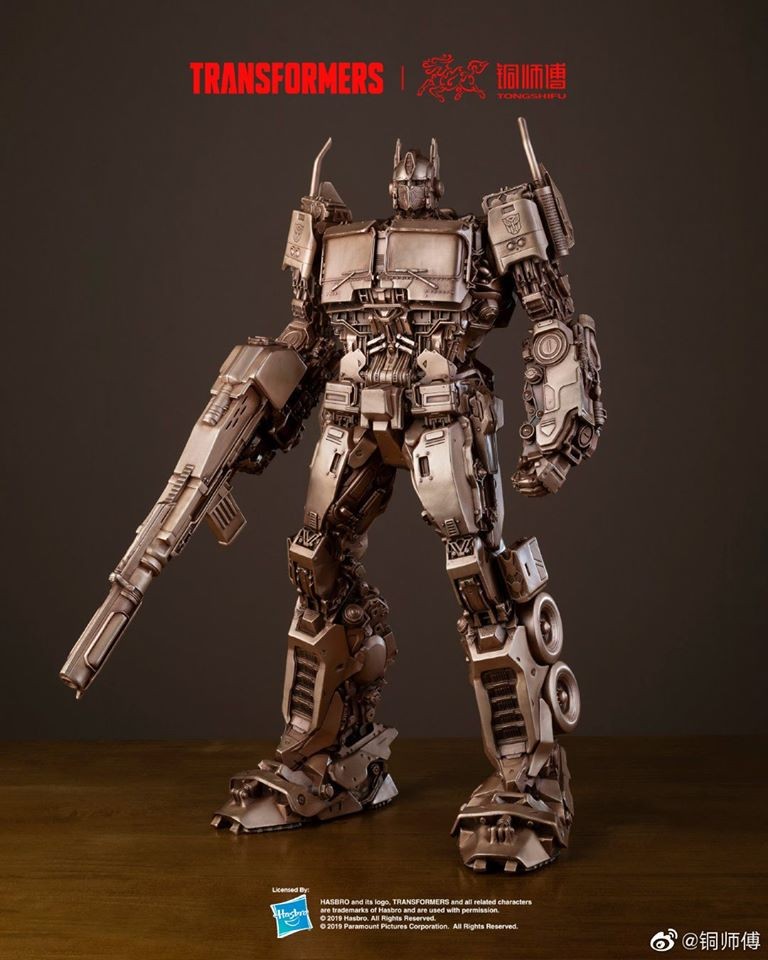Transformers News: New Transformers Licensed Copper Statues from Tongshifu Including Optimus Prime, Bumblebee, Arcee