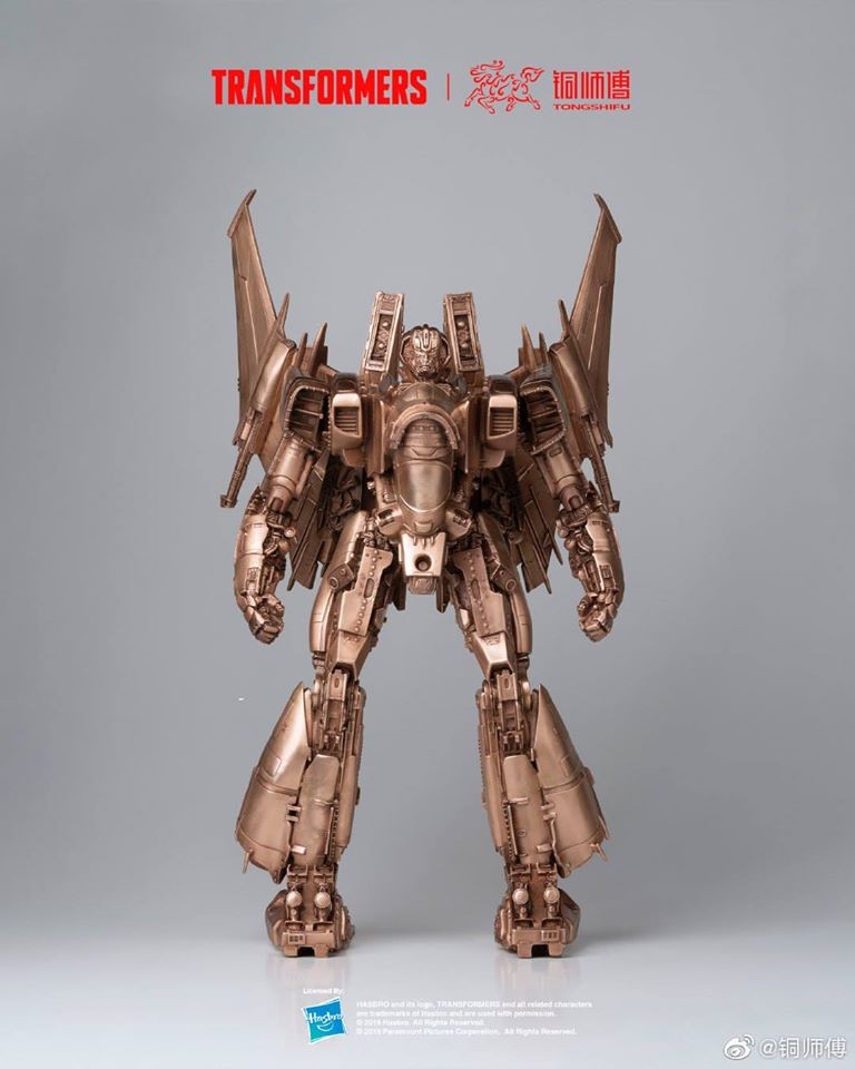 Transformers News: New Transformers Licensed Copper Statues from Tongshifu Including Optimus Prime, Bumblebee, Arcee