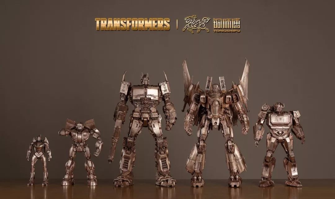 Transformers News: New Transformers Licensed Copper Statues from Tongshifu Including Optimus Prime, Bumblebee, Arcee