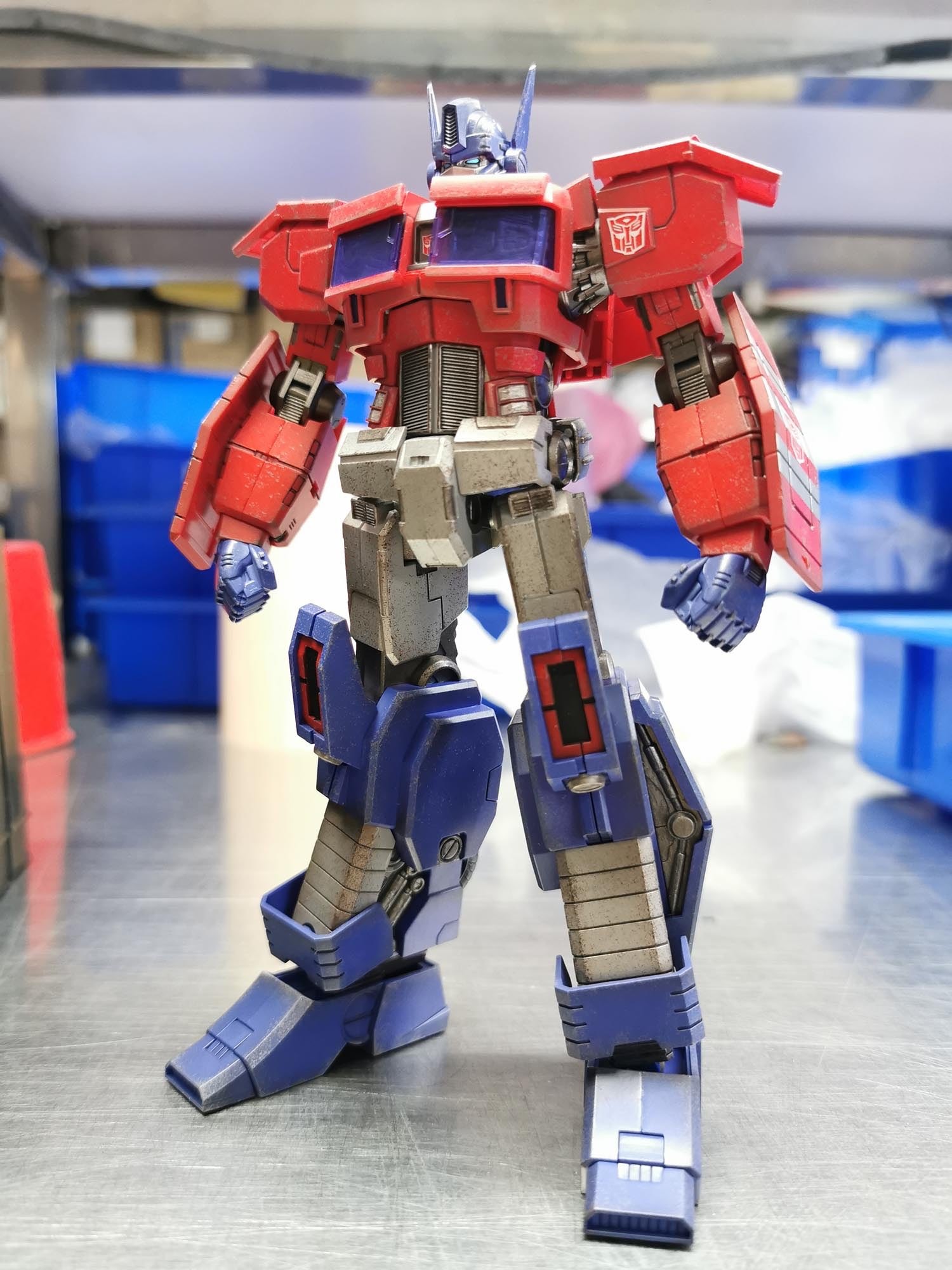 Transformers News: Flame Toys News - Skywarp and Drift Box Art Revealed, In-Hand Images of IDW Optimus Prime Assembled Transformers News: Flame Toys News - Skywarp and Drift Box Art Revealed, In-Hand Images of IDW Optimus Prime Assembled