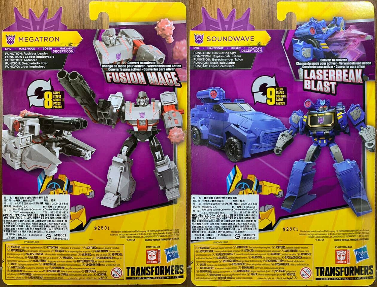 Transformers News: In Package Look At New Transformers Cyberverse Products For 2020